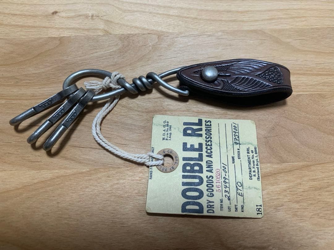 RRL ダブルアールエル 新品未使用 レザー キーフォブ キーケース