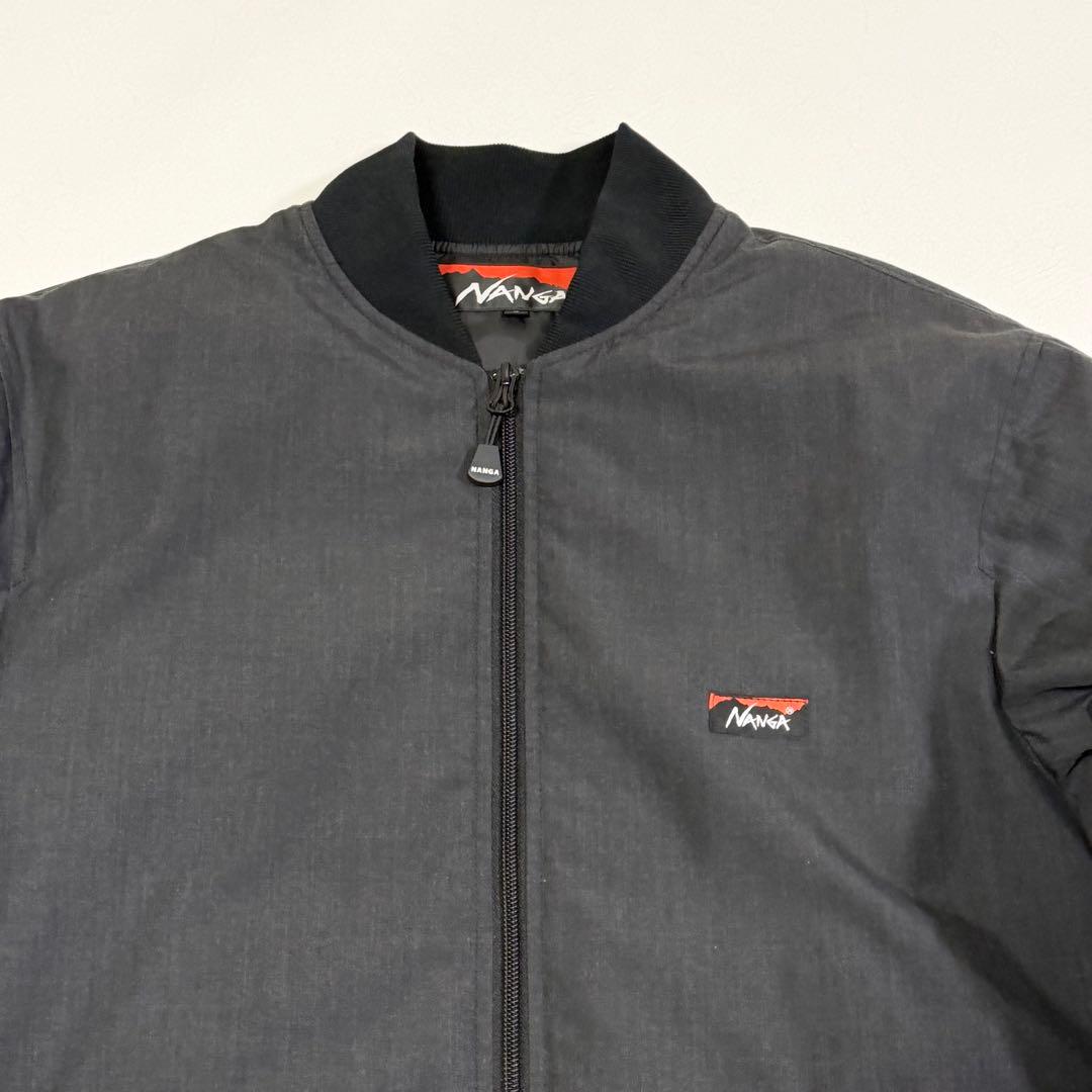 ナンガ ヒノックダウンジャケット タキビ MA-1 アウター ブラック L