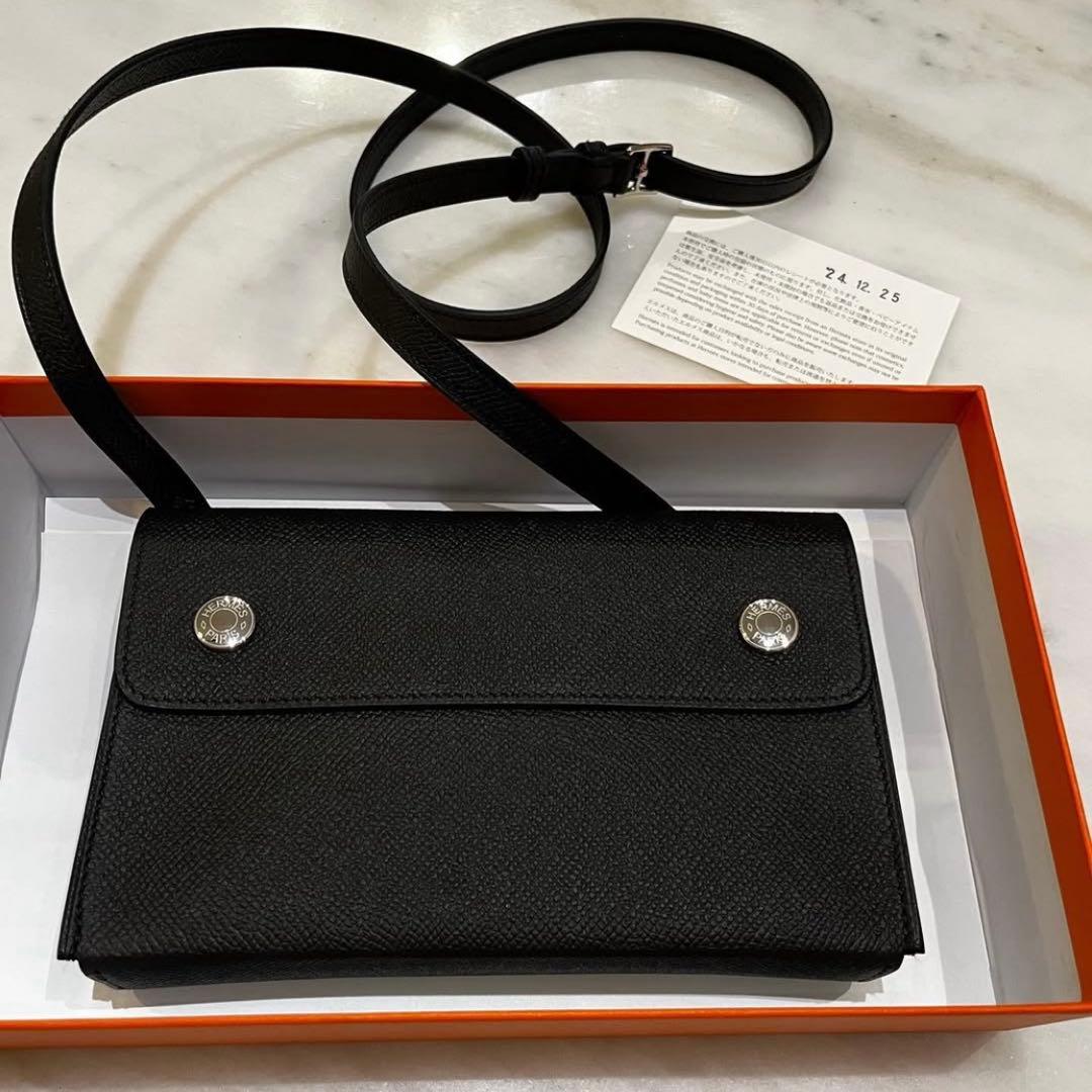 HERMES エルメスナップ トゥーゴー　ノワール　　黒