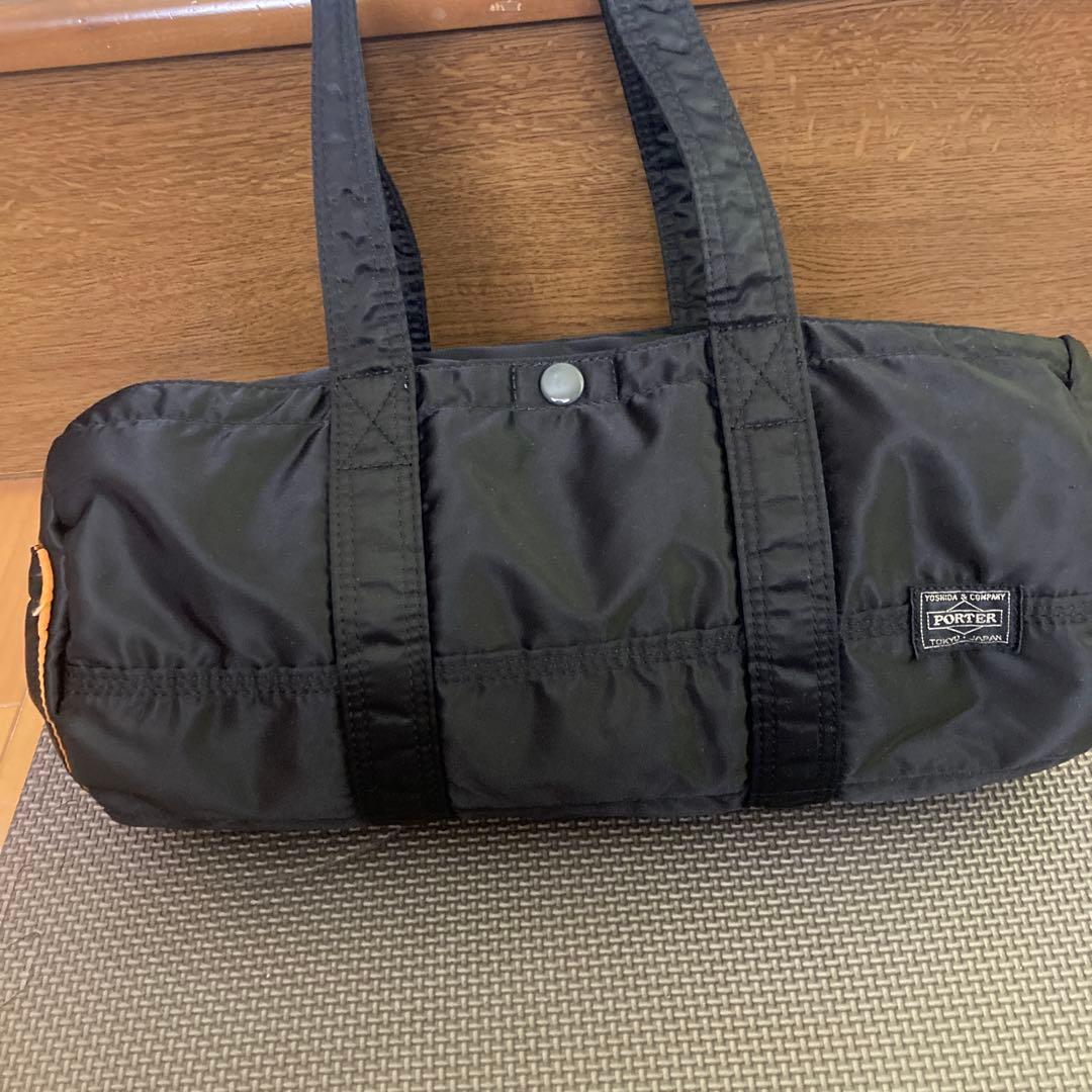 PORTER ポーター タンカー ミニボストン ドラム ダッフル 黒