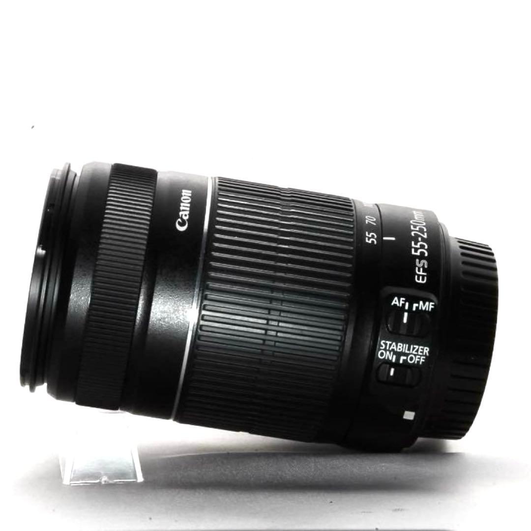 美品☘️Canon EF-S 55-250mm IS II 手ぶれ補正望遠レンズ