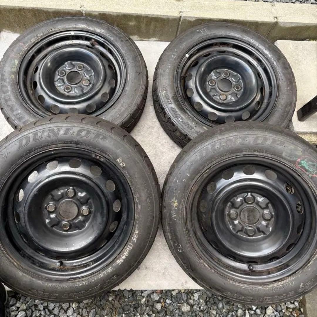 引張りデミオ鉄チン14×6J 22年DUNLOP 150/565/R14 4本⭐️
