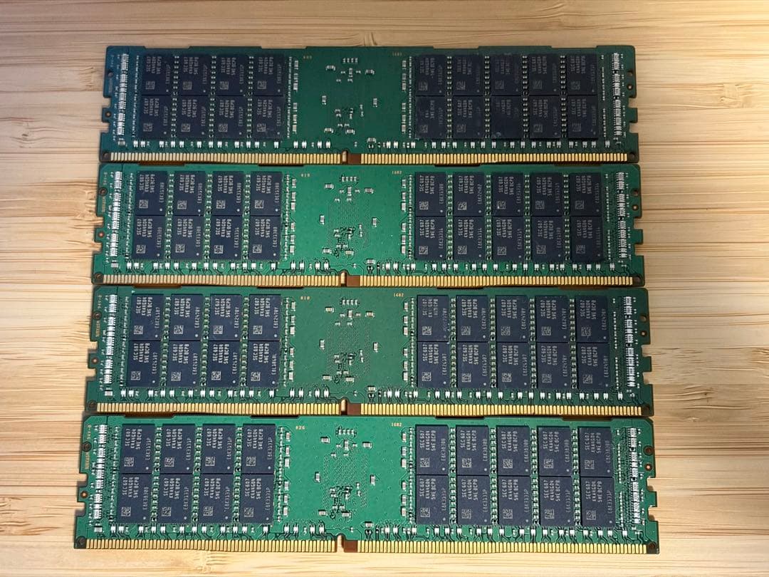 Samsung 16GB 2Rx4 PC4-2133Pメモリー4個セット計64G