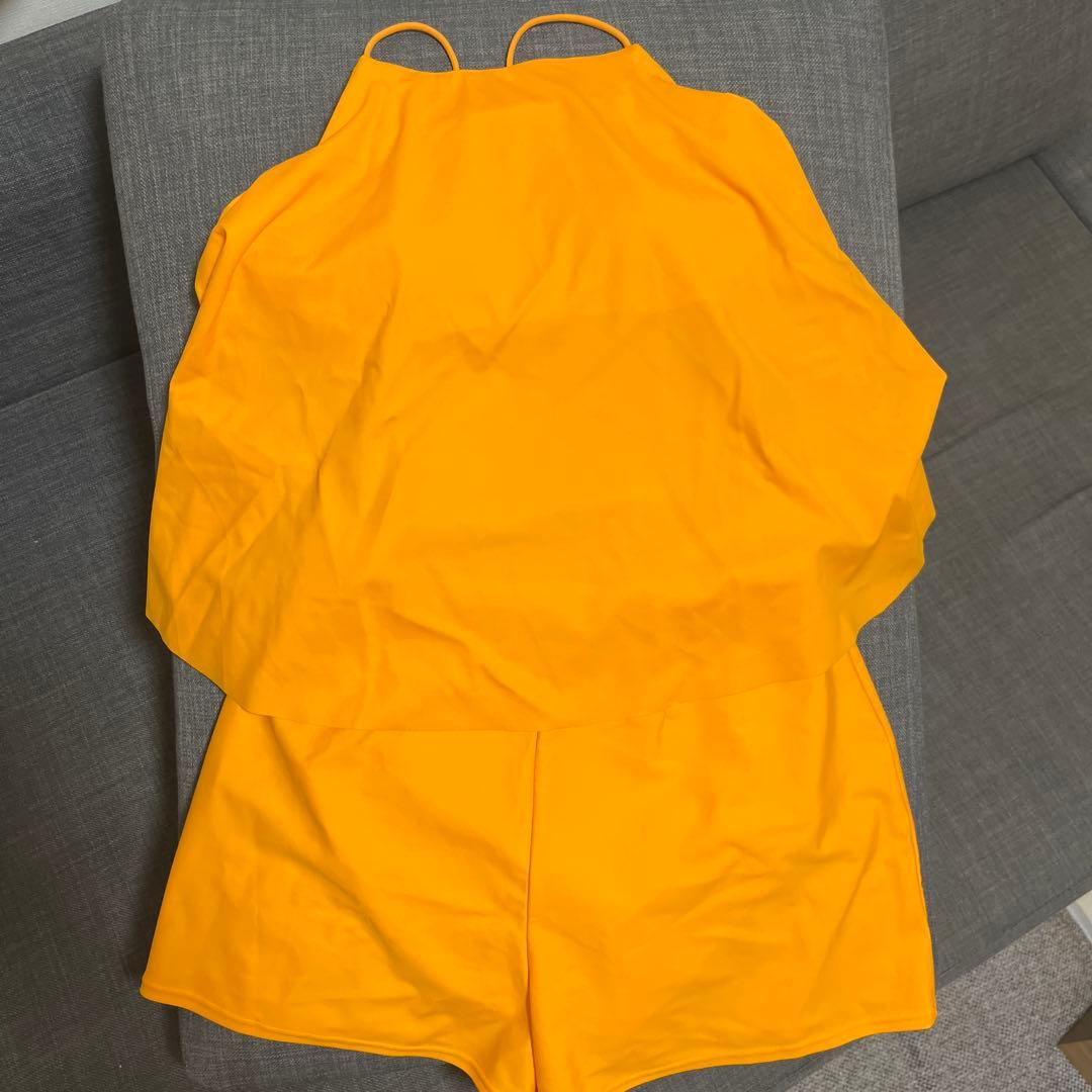 最終値下げ ナゴンスタンス スイム　ウエア　上下セット36 オレンジ