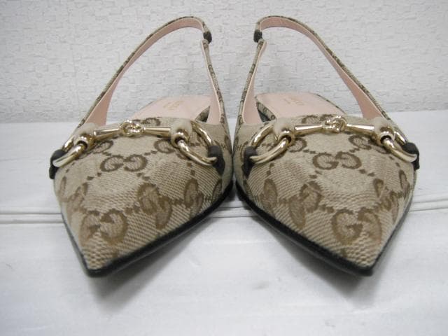 15/未使用品 グッチ ホースビット フラット バレエシューズ 786592