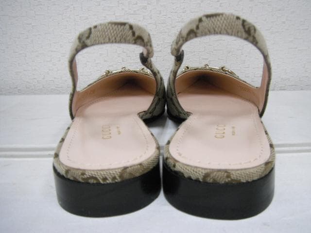 15/未使用品 グッチ ホースビット フラット バレエシューズ 786592