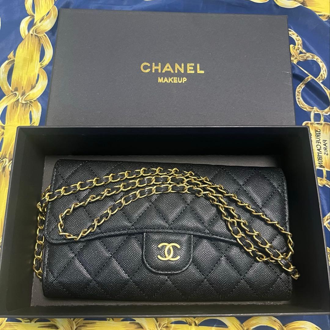 m*n様 大人気✨️❤CHANEL❤チェーンウォレット ブラック 正規非売品