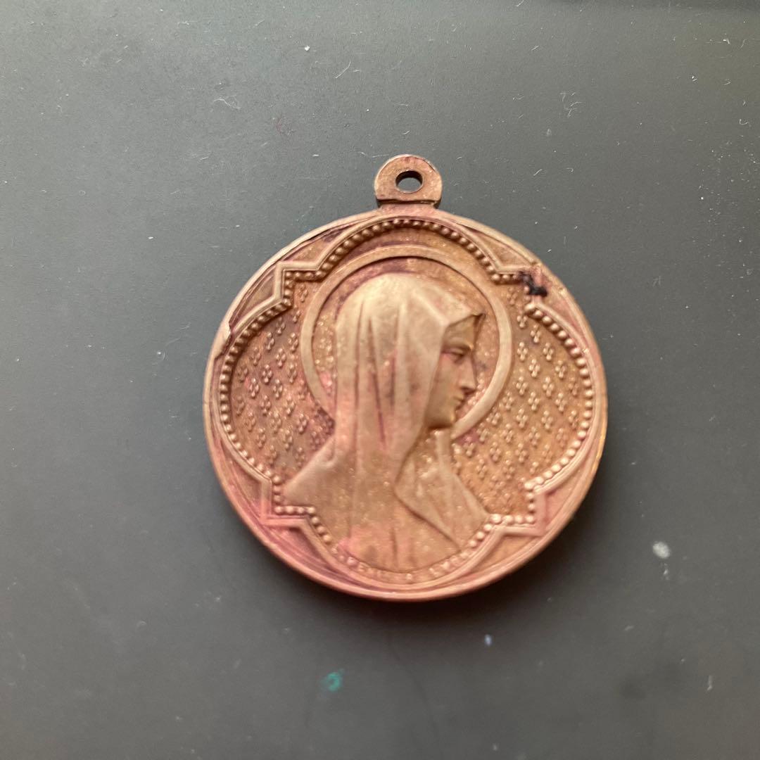 聖母マリア・イエス・キリスト 両面メダイ