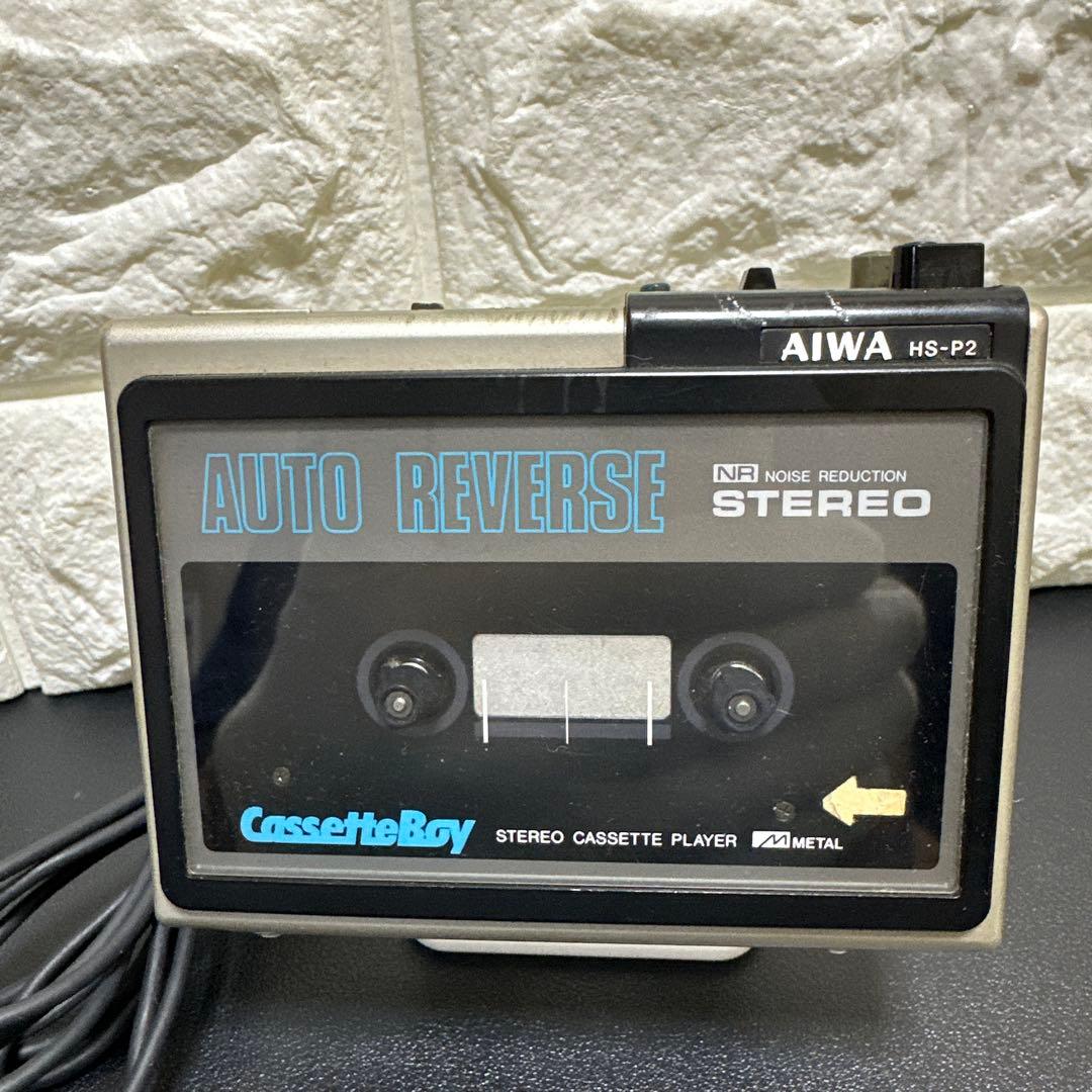 AIWAアイワ CassetteBoy HS-P2 通電OK ジャンク　現状品