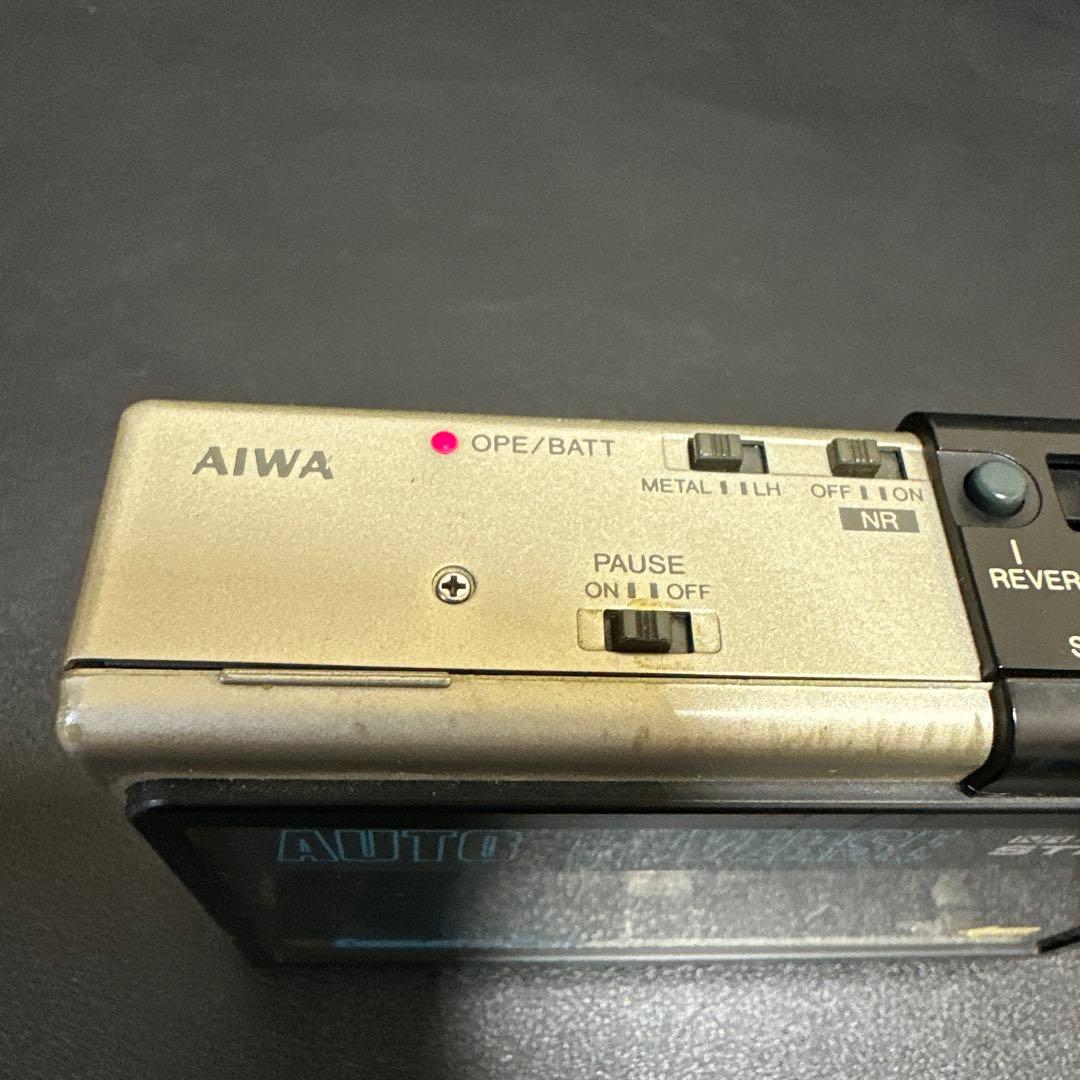 AIWAアイワ CassetteBoy HS-P2 通電OK ジャンク　現状品