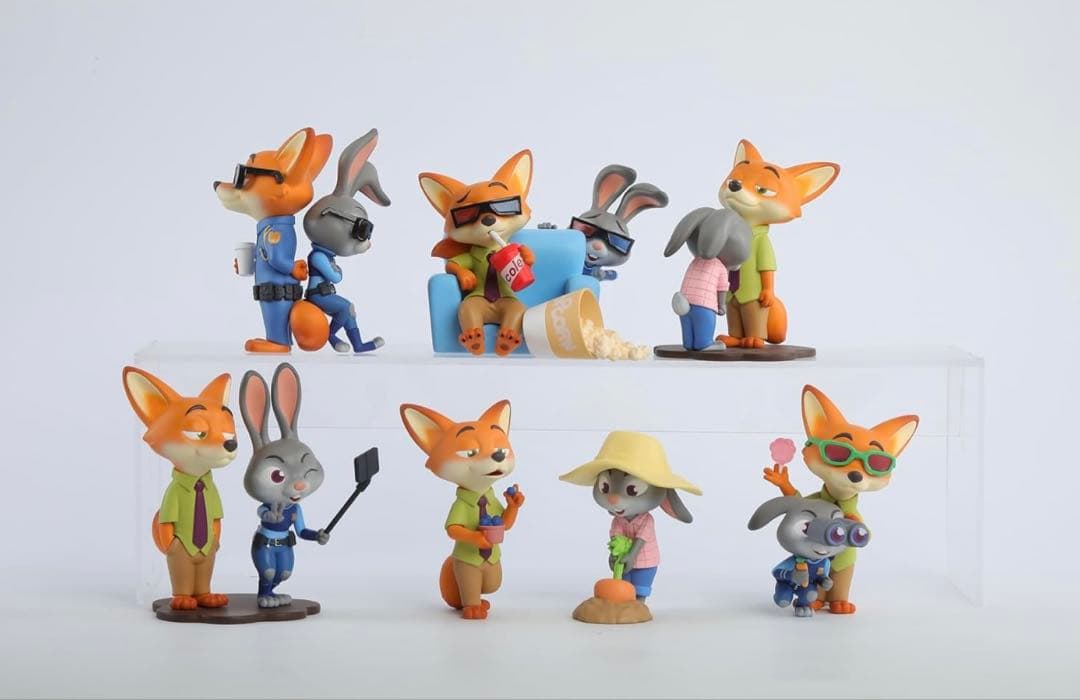 袋未開封　52TOYS ズートピア　BEST DUO フィギュア 全6種類セット