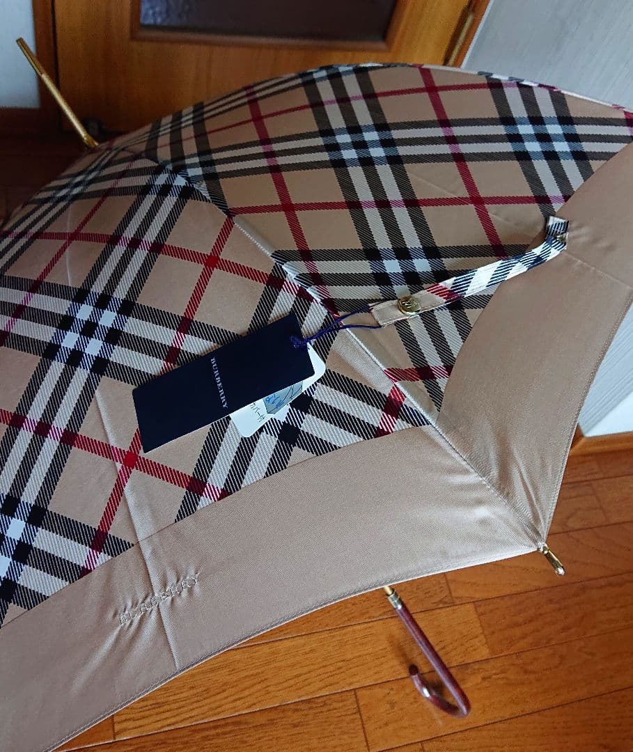 タグ付き未使用★BURBERRY バーバリー 長傘 雨傘 日本製