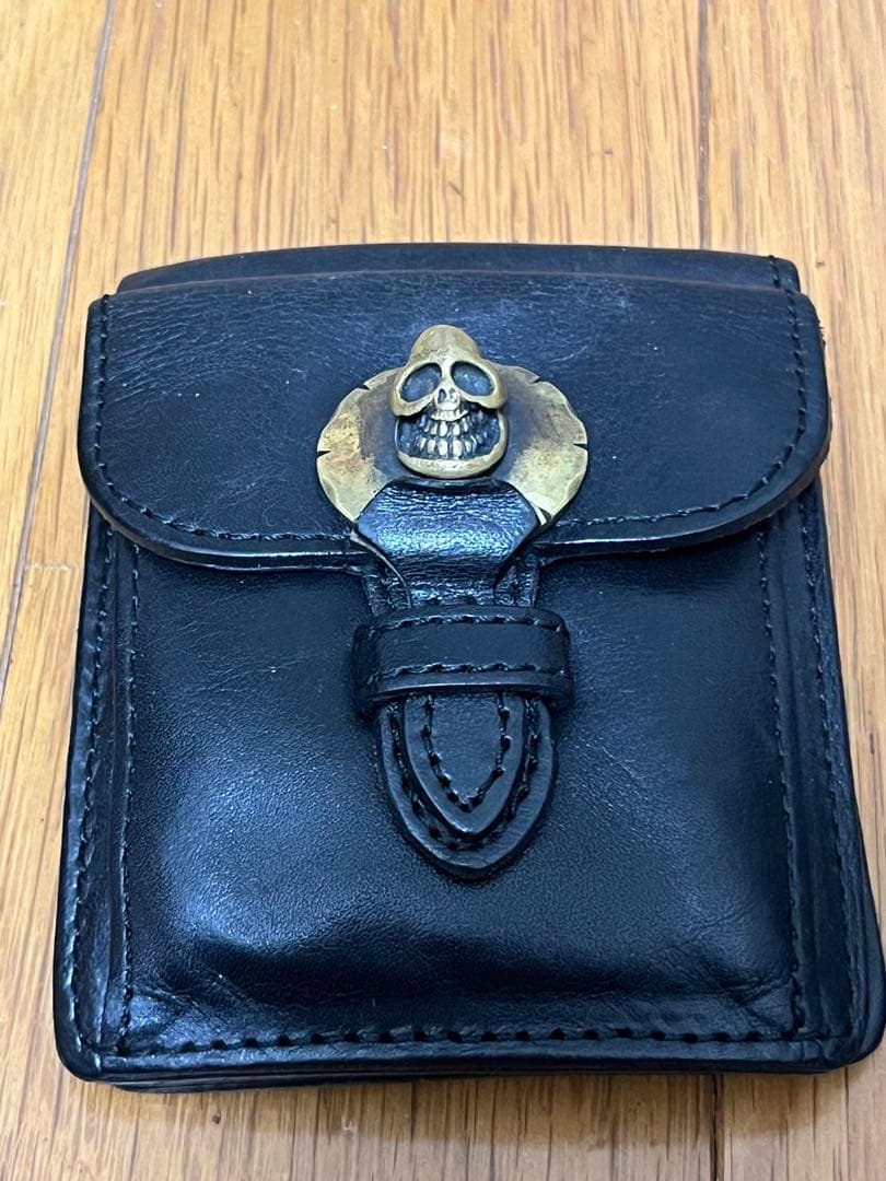 ゴールドキッド　ハンドメイドレザー財布