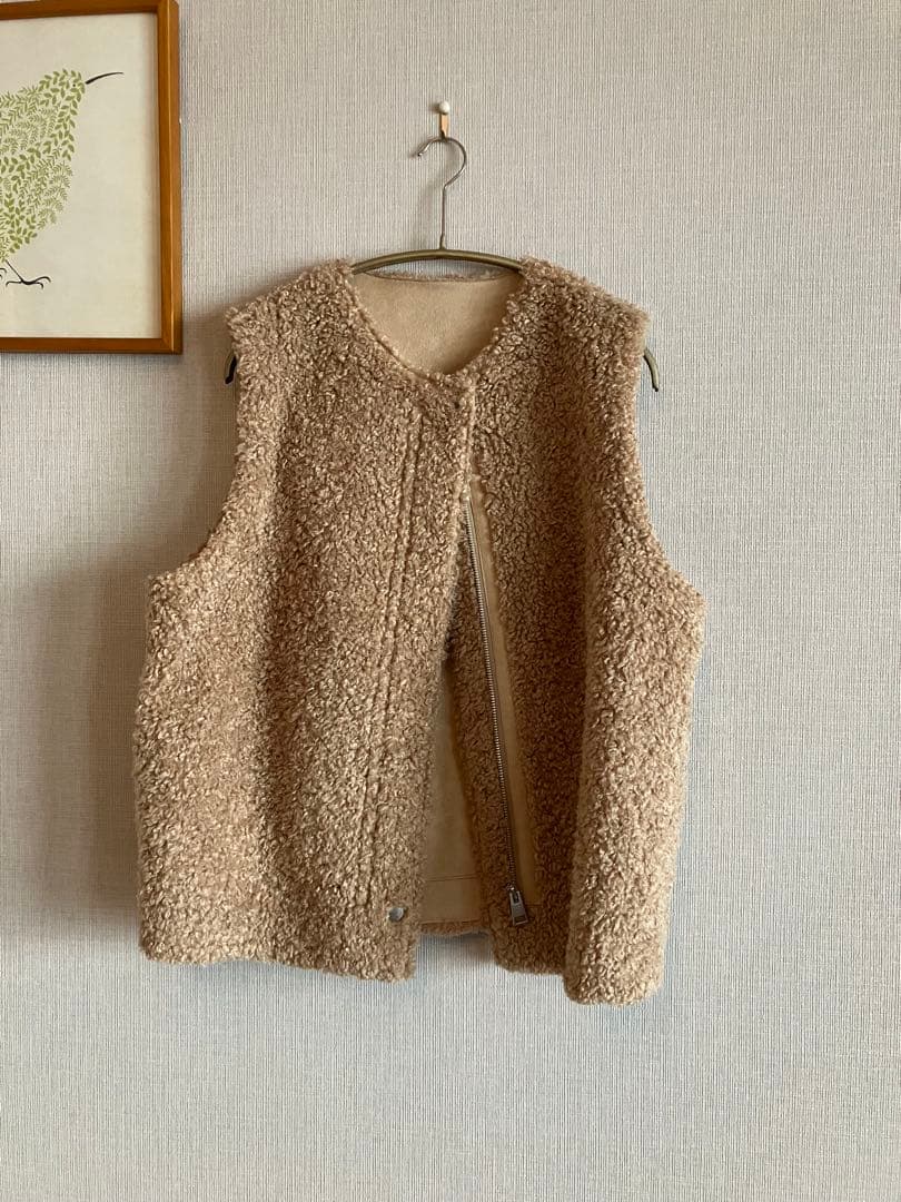 アルアバイル⭐︎美品フェイクプードルファーデタッチャブルブルゾン