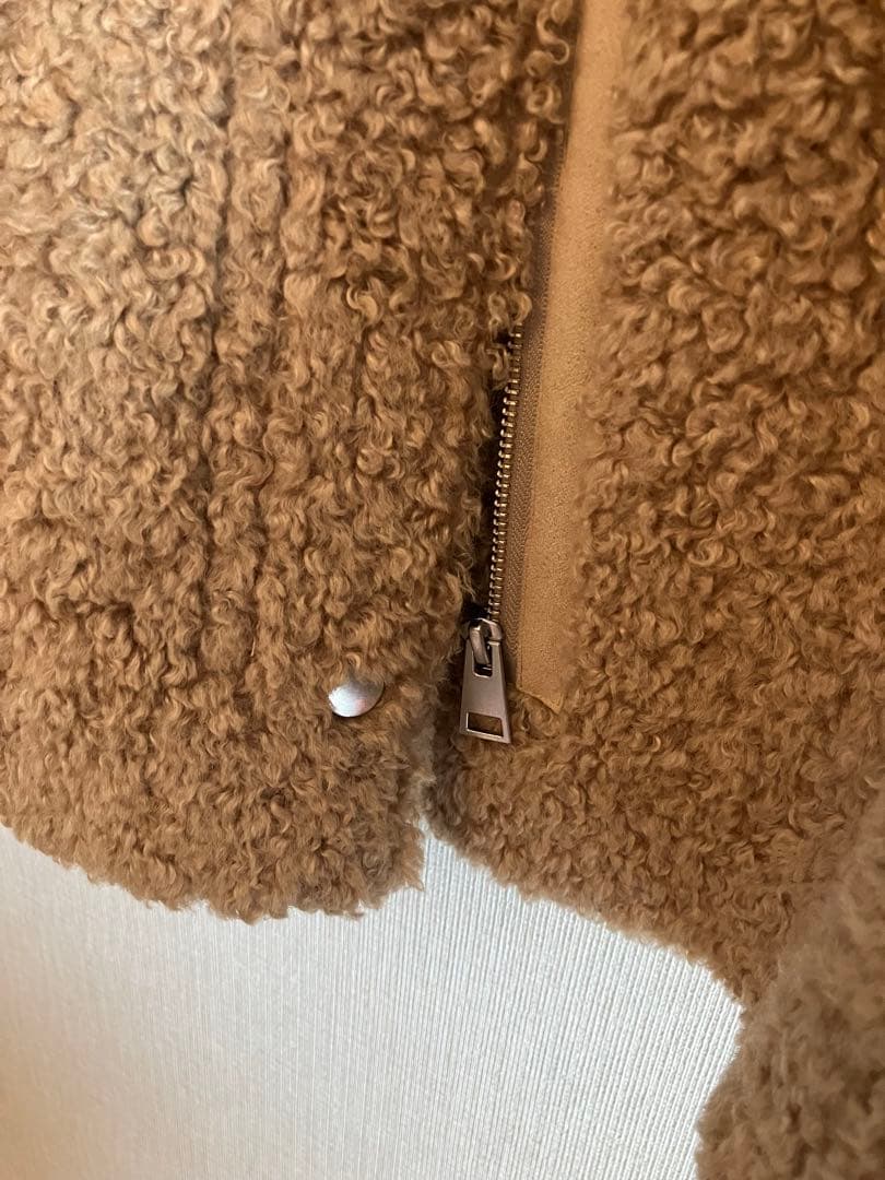 アルアバイル⭐︎美品フェイクプードルファーデタッチャブルブルゾン