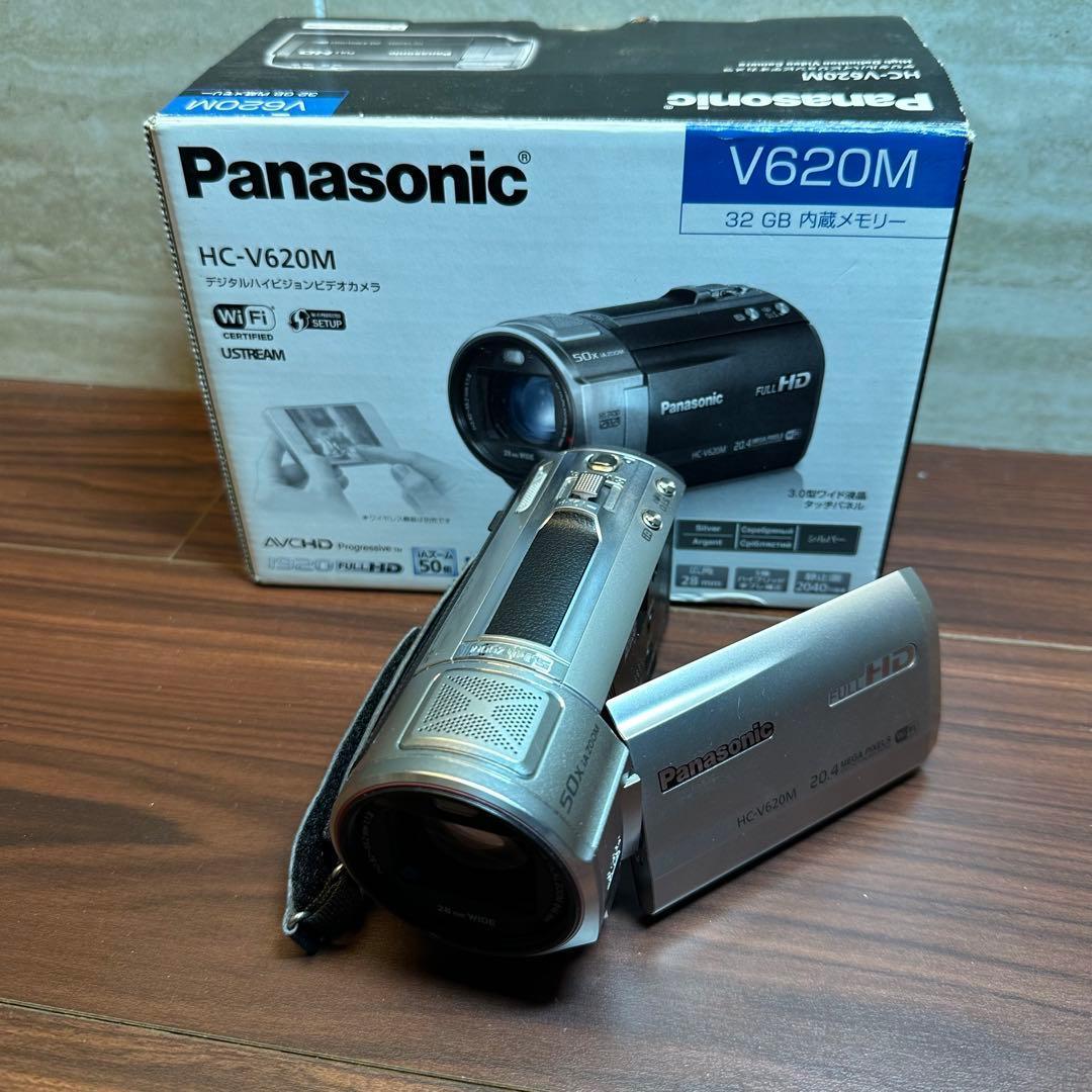 Panasonic HC-V620M-S ビデオカメラ 5508