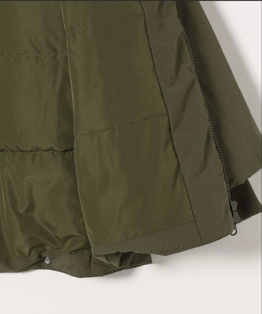 SHIPS any: 中綿 ダブル ジップ スタンド ブルゾン【新品・未使用】