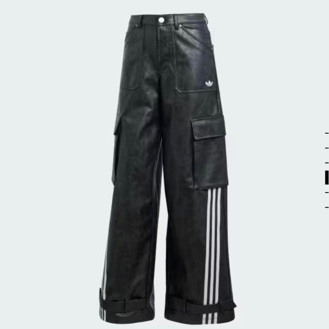 《人気完売品》adidas ADILENIUM フェイクレザーパンツ サイズ26