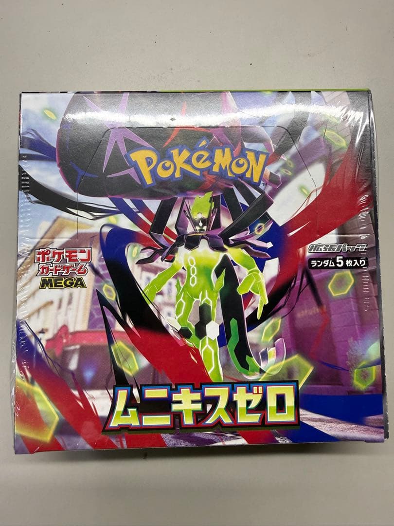 新品未開封 ポケモンカードゲーム MEGA ムニキスゼロ BOX シュリンク付き