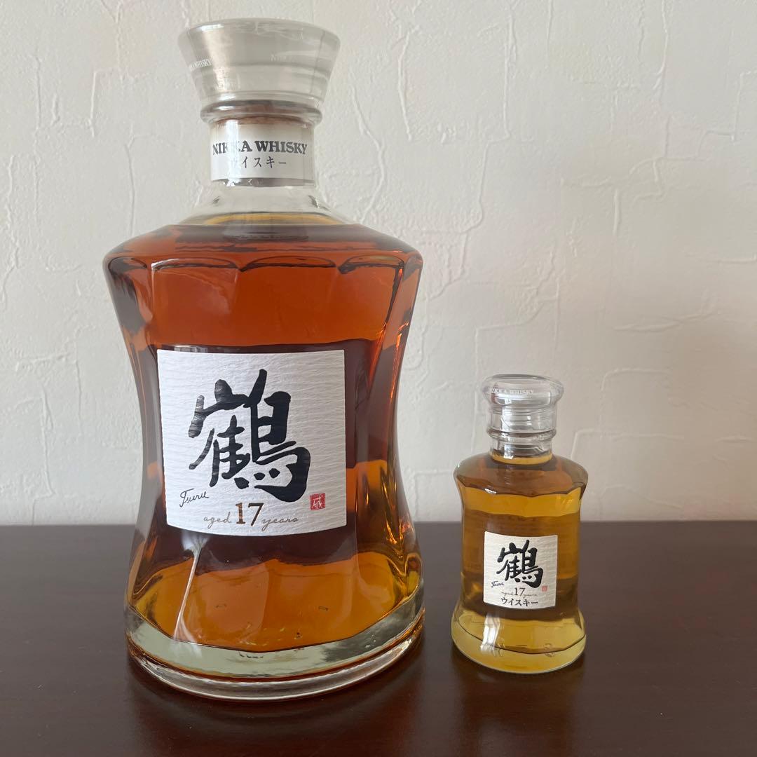 希少セット価格 ニッカ 鶴 17年 700ml ミニチュア　50ml