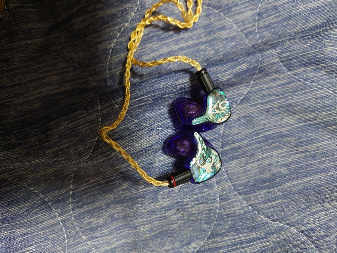 カスタムイヤフォン 3.5mm　IEM NOBUNAGAケーブル付き　最終値下げ