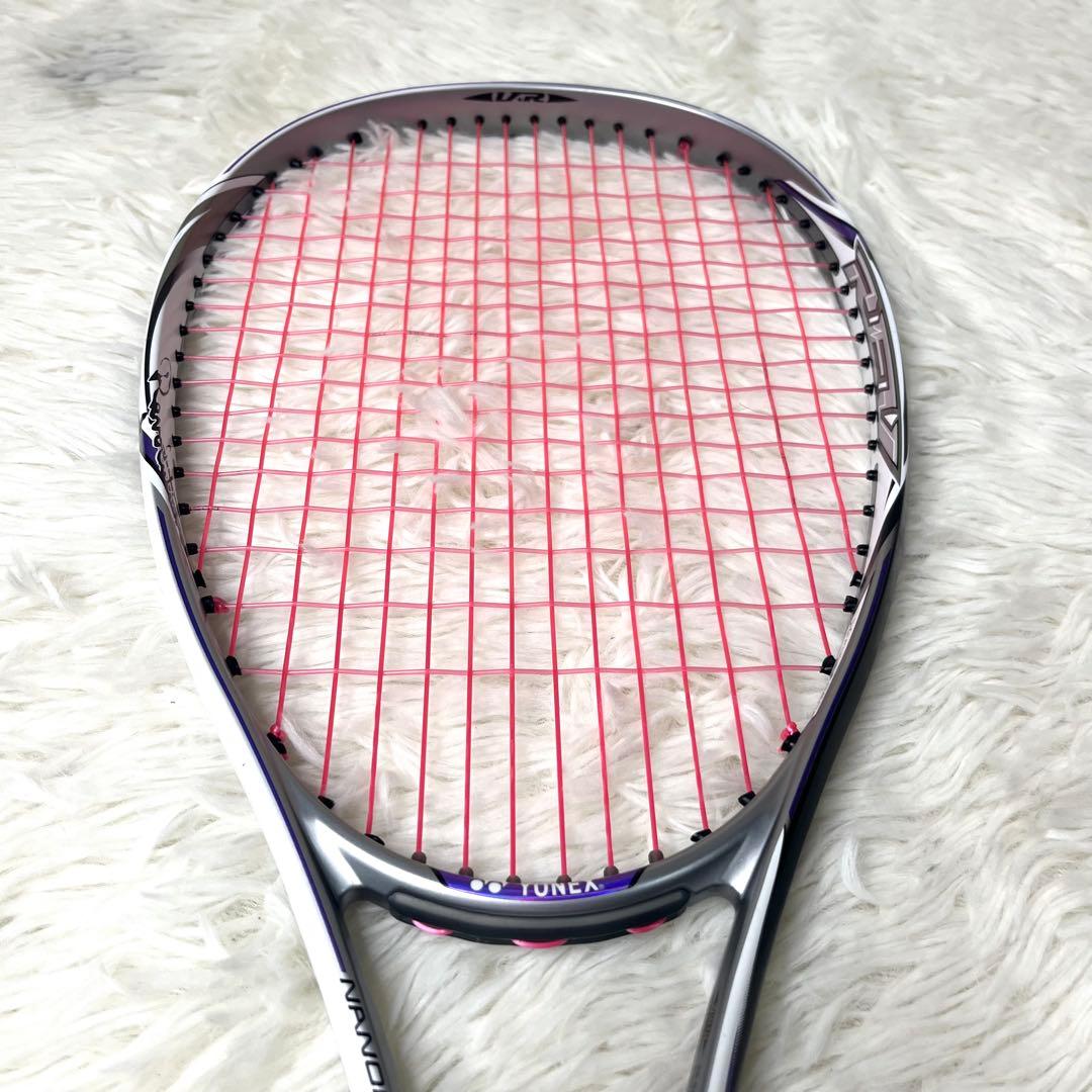 【美品】 ヨネックス ナノフォース8v REV UL1ソフトテニスラケット