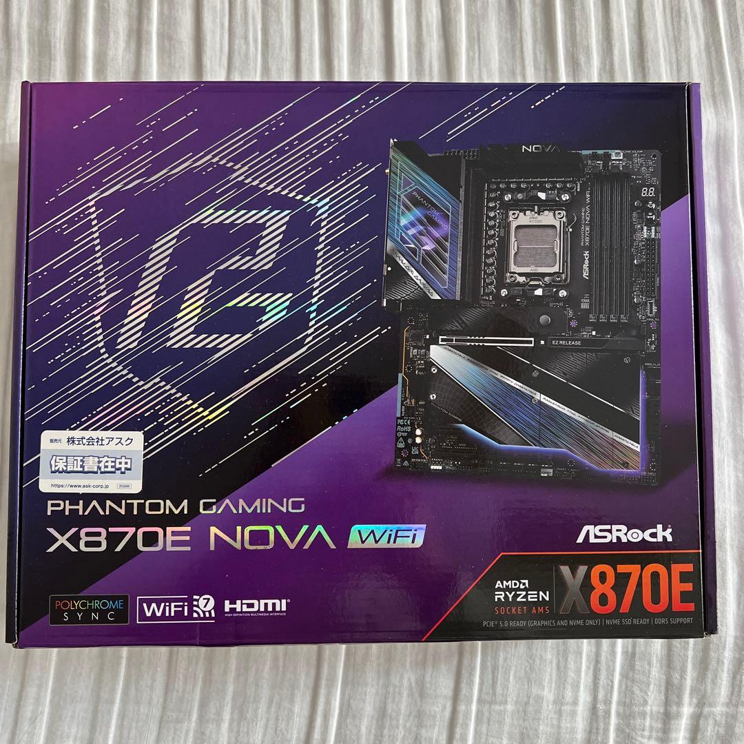 ASRock X870E NOVA WiFi マザーボード