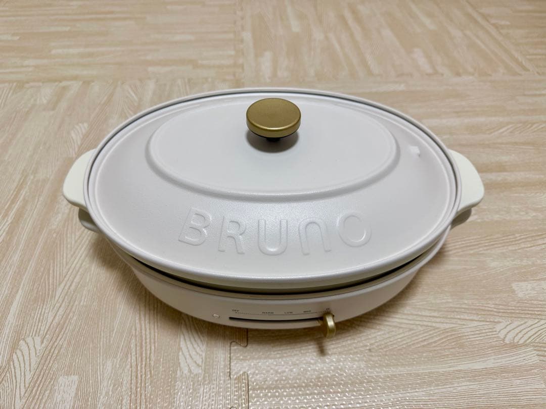 12月14日 終了_BRUNO オーバルホットプレート 本体・プレート3種セット