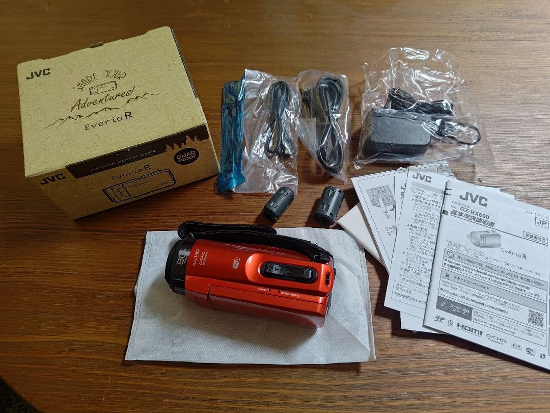 JVC ハイビジョンメモリームービー Everio R GZ-RX690-D