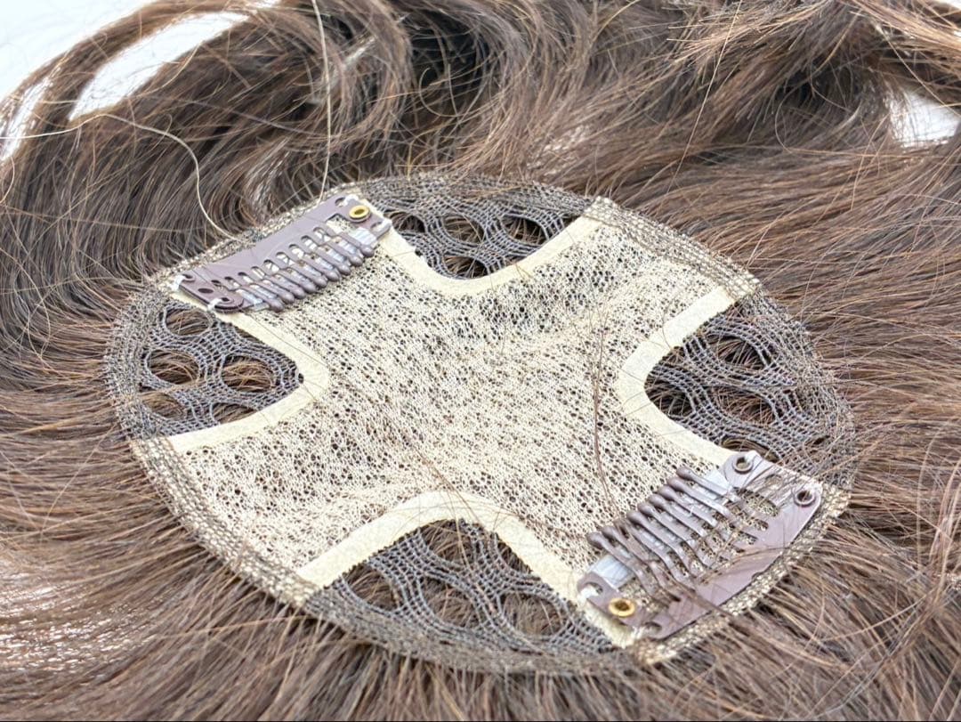 【美品】ジュリアオージェ クロスフリー ウィッグ チャ 人毛100％ 59558