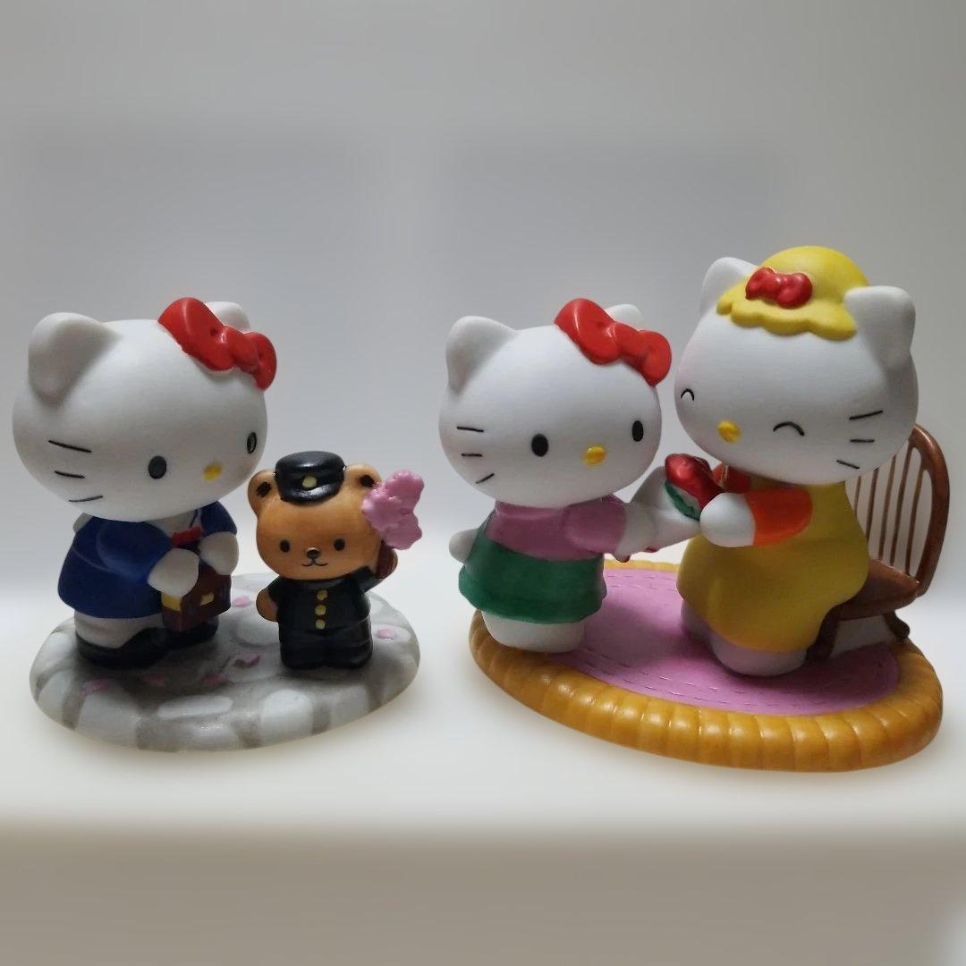 ハローキティ　キティ　陶器　万年カレンダー　フィギュア