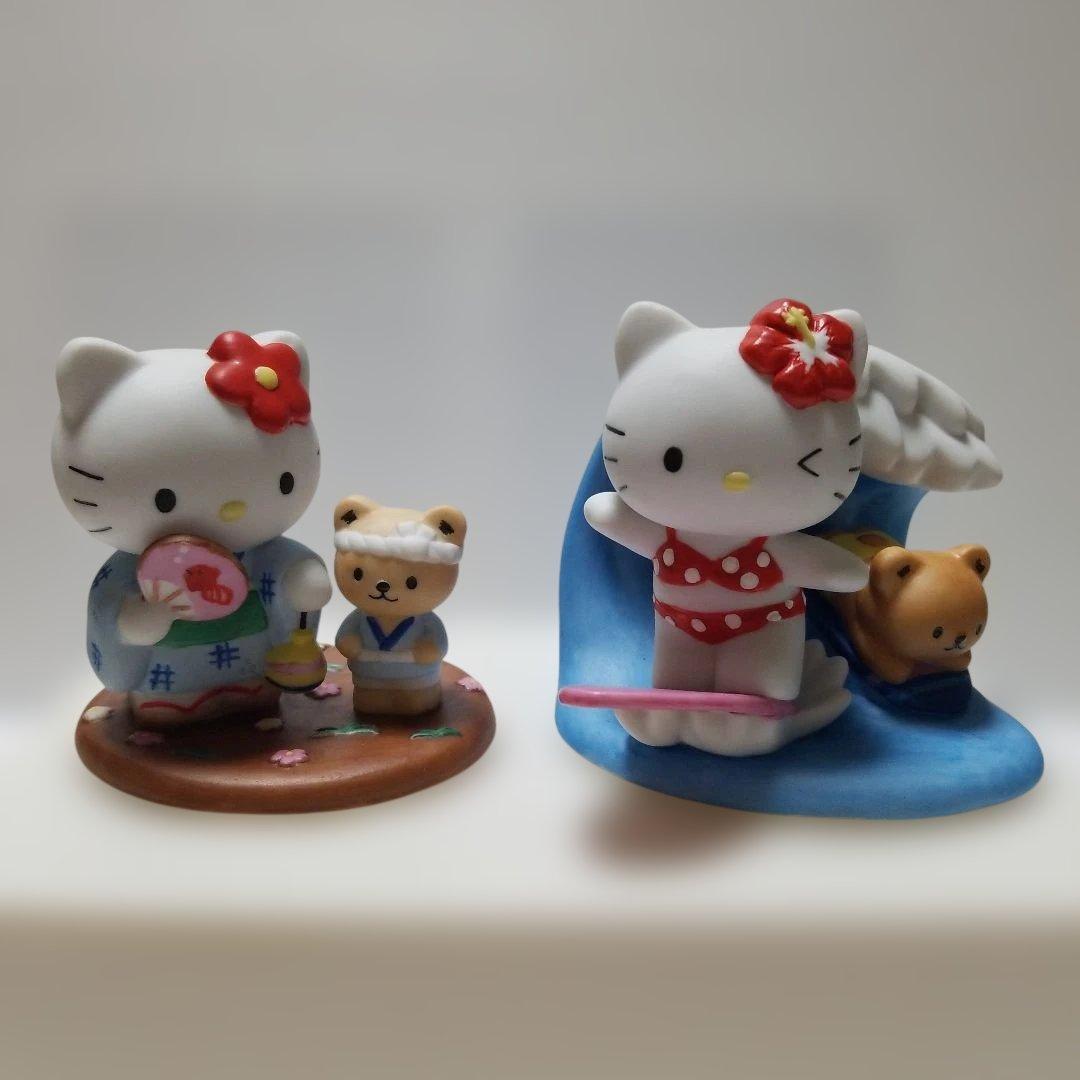 ハローキティ　キティ　陶器　万年カレンダー　フィギュア