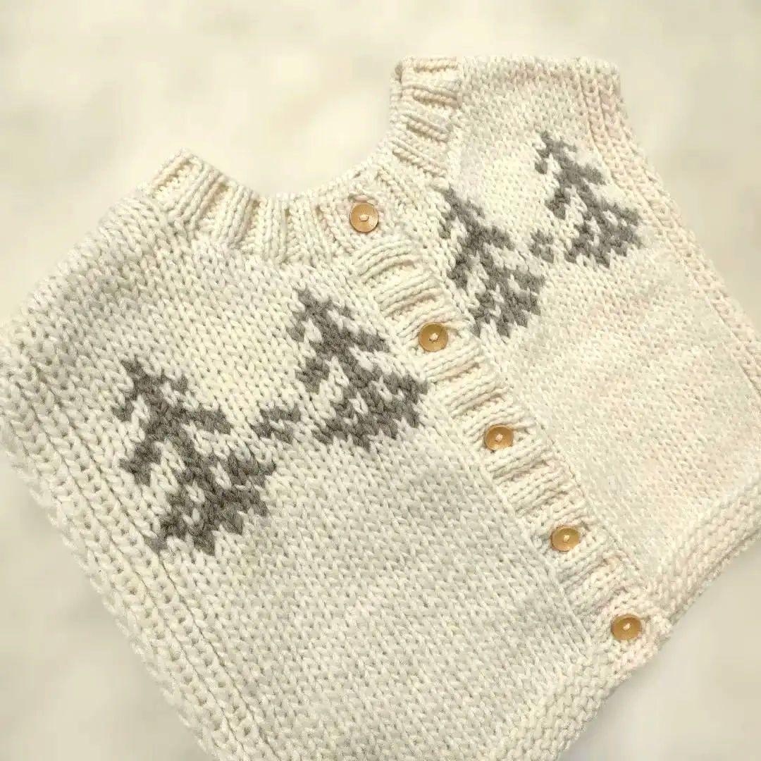 ♡美品♡ SM2 TSUHARU ペルーニット前後着ジャガードニットベスト