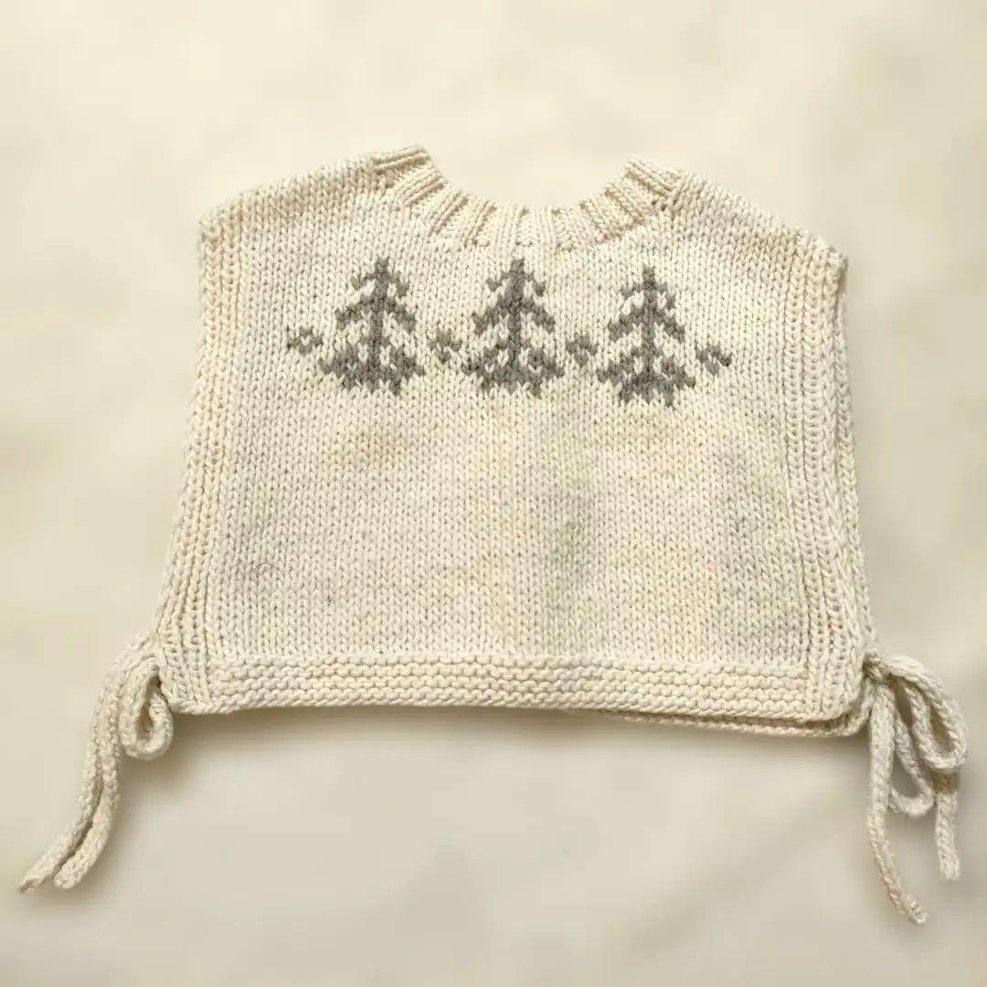 ♡美品♡ SM2 TSUHARU ペルーニット前後着ジャガードニットベスト