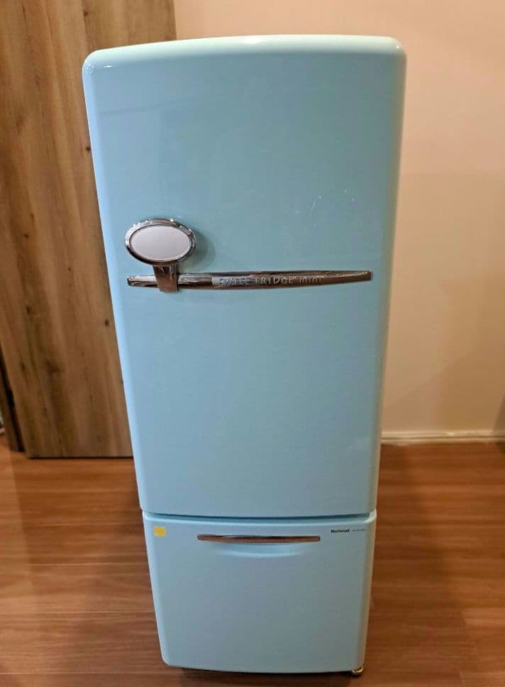 National NR-B16RA 冷蔵庫 水色 2ドア　レトロ