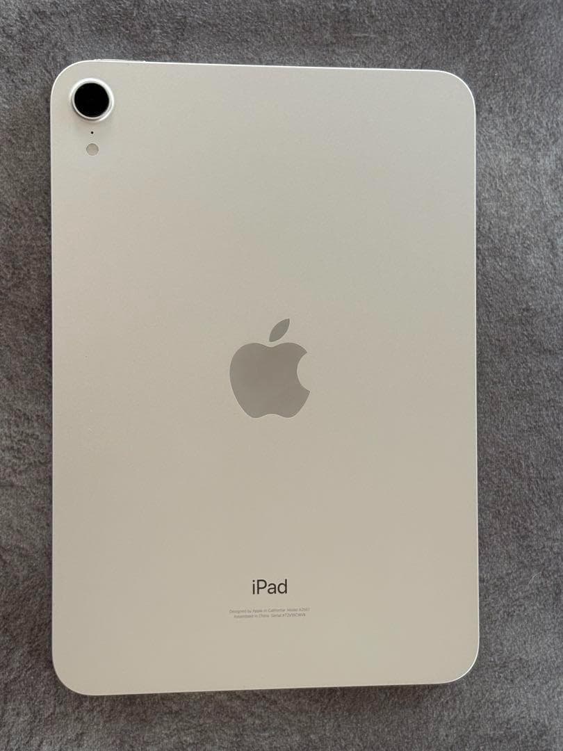 アップルApple iPad mini (第6世代)64GB WiFiモデル