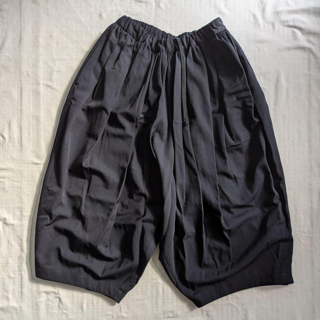 COMME des GARÇONS ブラックプリーツパンツ XS