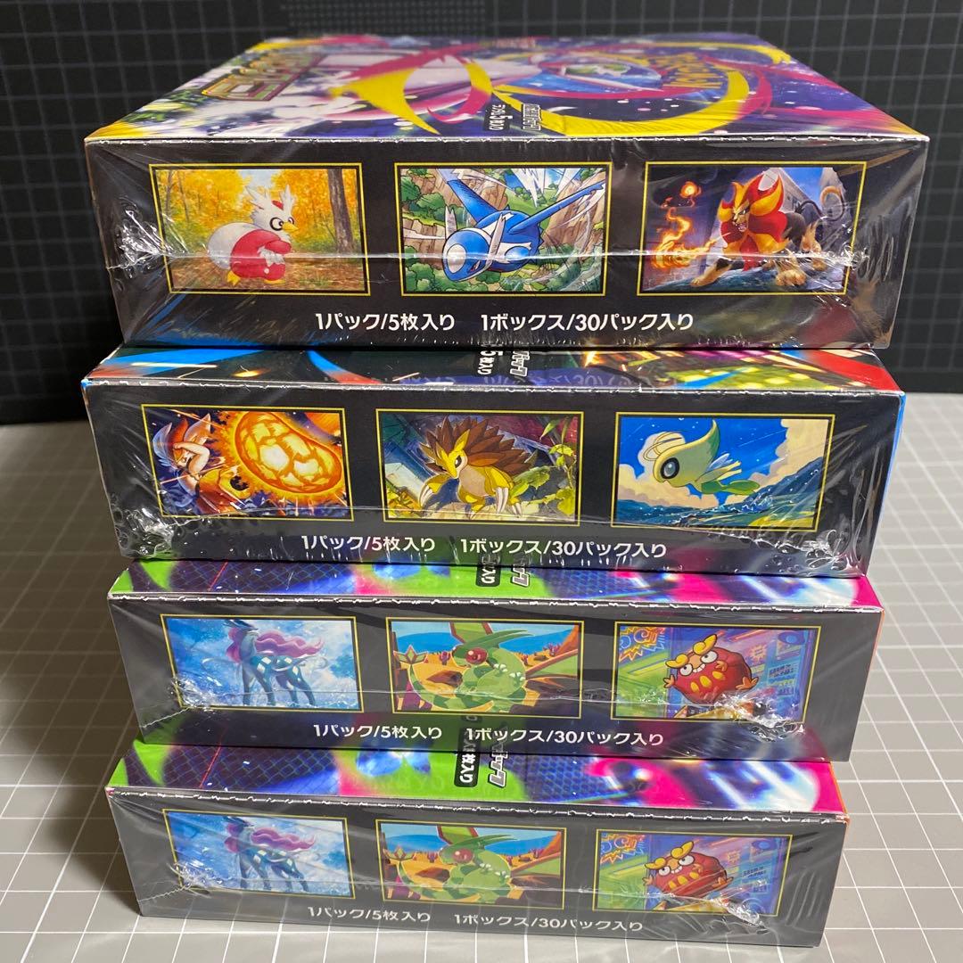 ポケモンカード　シュリンク付き　4BOX
