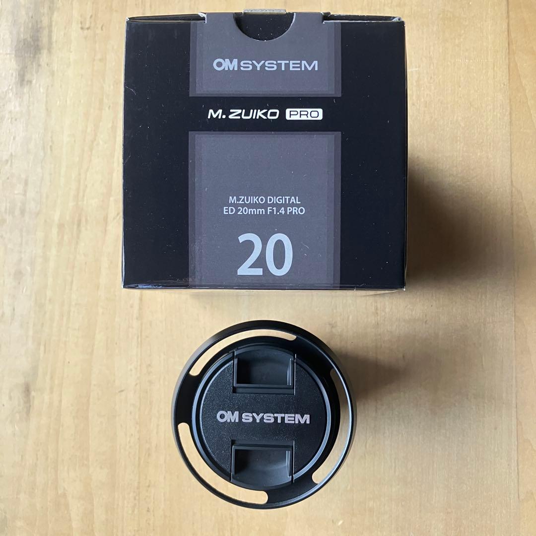 M.ZUIKO DIGITAL ED 20mm F1.4 PRO 付属品あり