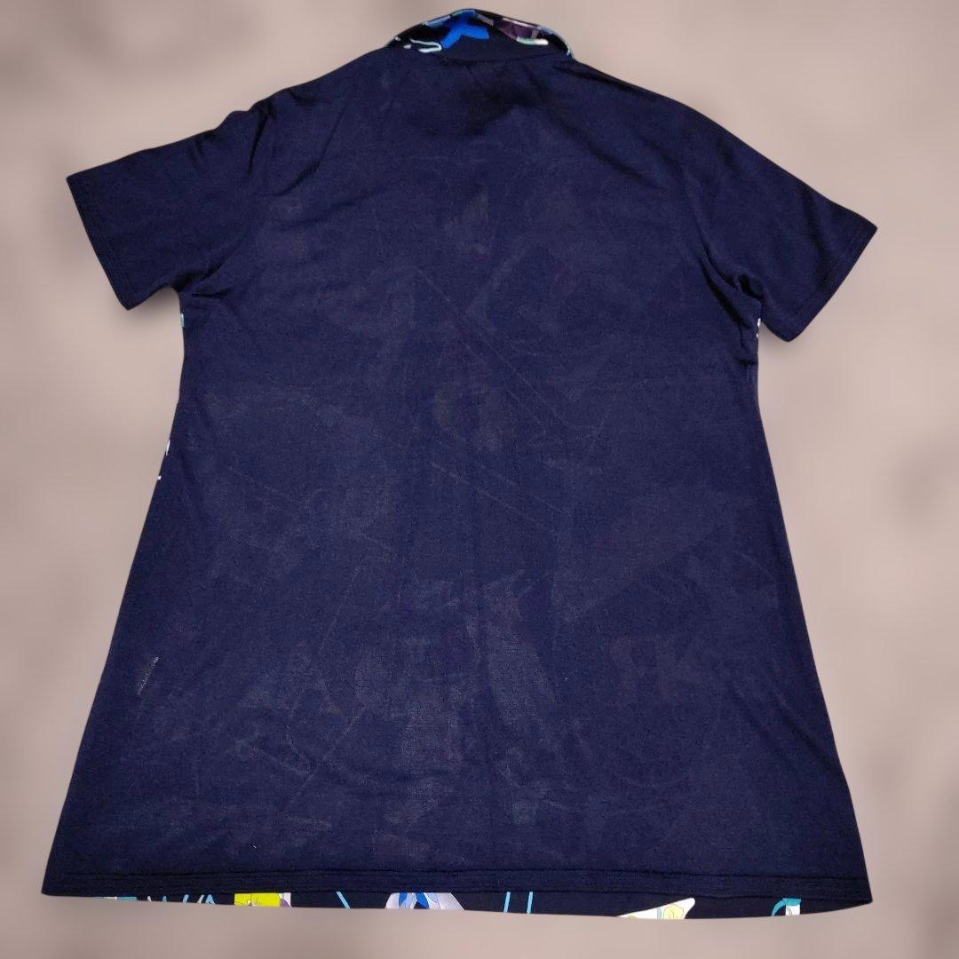 LEONARD SPORT 花柄 ロゴ ポロ チュニック丈 カンカン