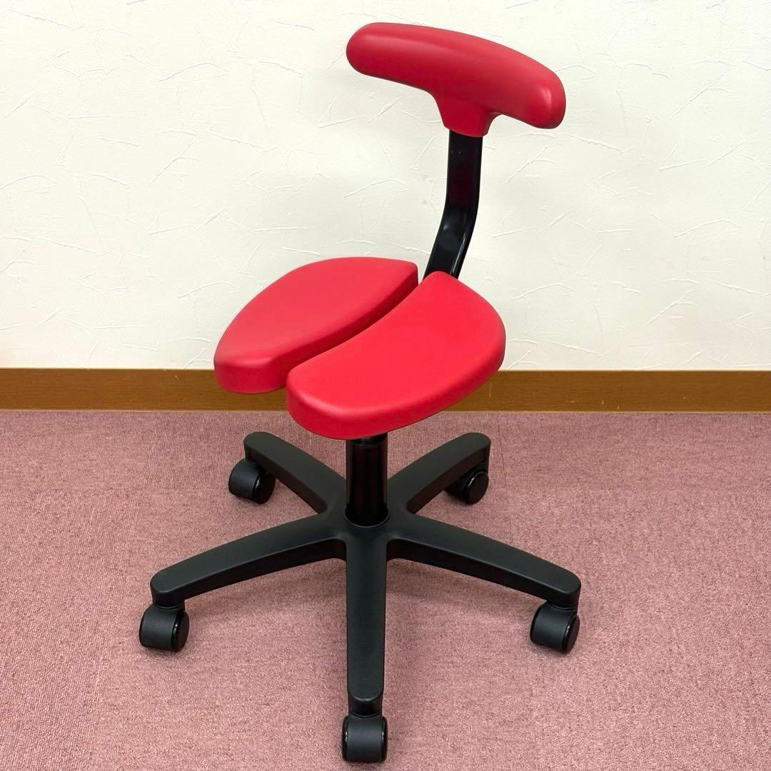 ayur chair アーユルチェア オクトパス 体圧分散マット付 レッド