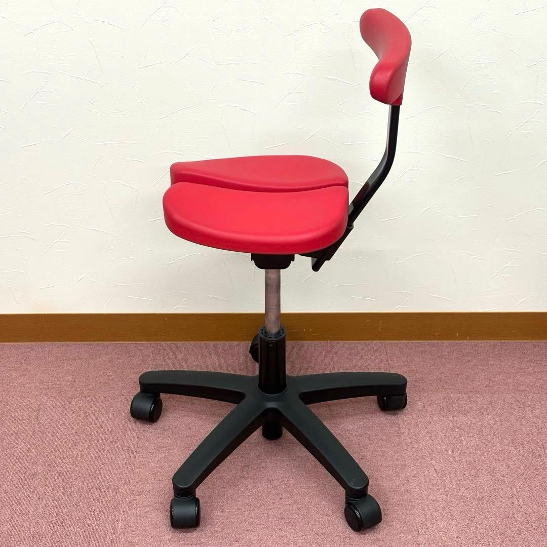 ayur chair アーユルチェア オクトパス 体圧分散マット付 レッド