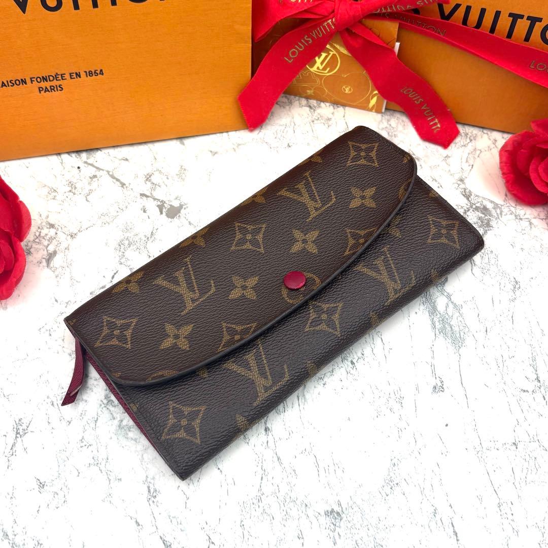 【新品仕様】 ルイヴィトン モノグラム ポルトフォイユ エミリー 長財布