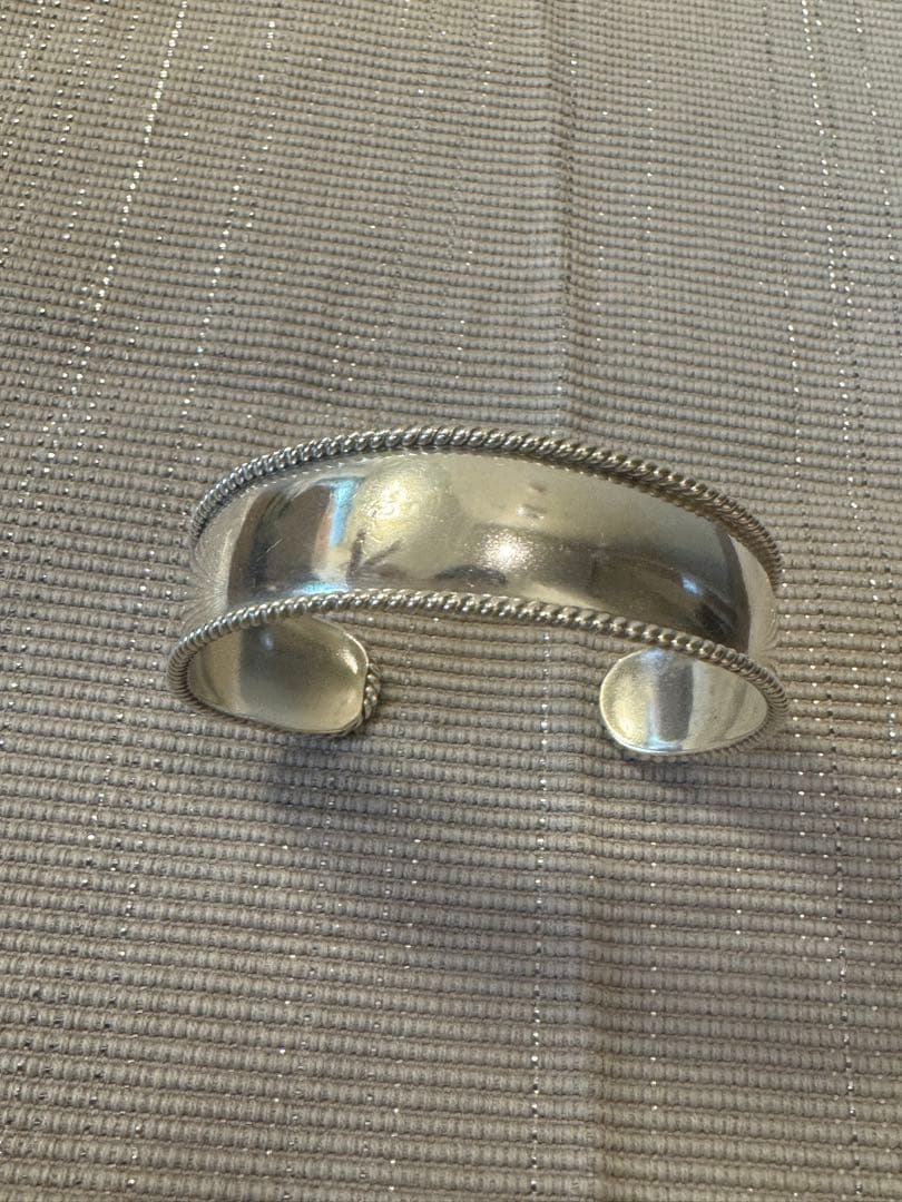 ヴィンテージ　メキシカンシルバー　バングル　シルバー925刻印あり