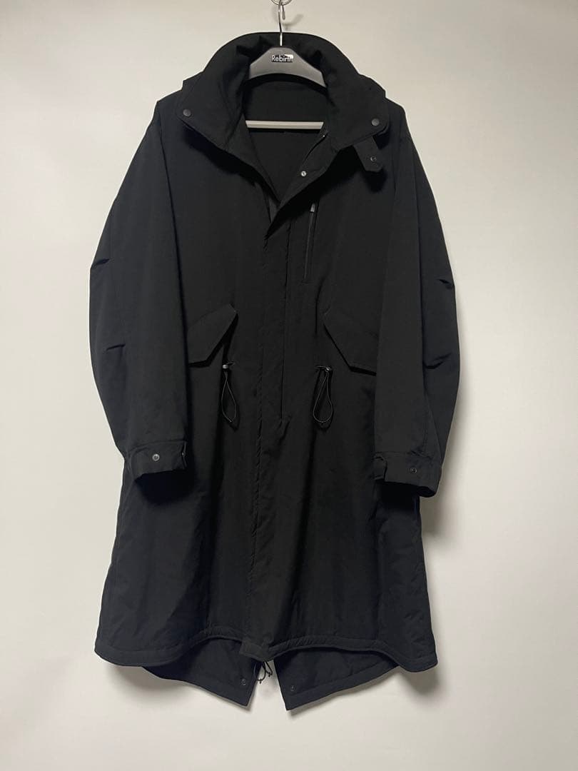 ヨウジヤマモト プールオム 20AW/左胸片玉P付モッズコート 2 中綿