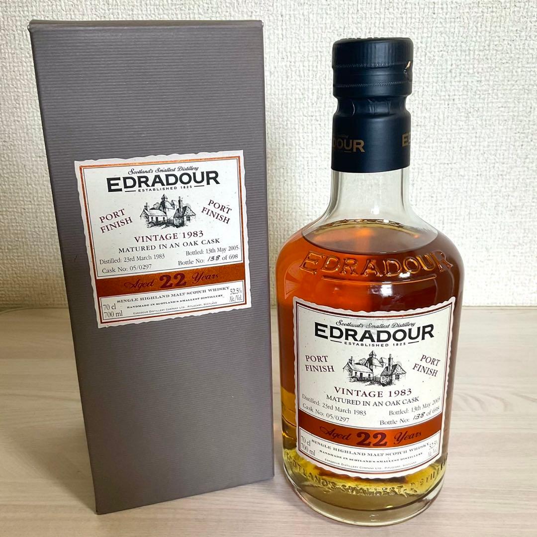エドラダワー 22年 1983ポートフィニッシュ シングルモルト スコッチ