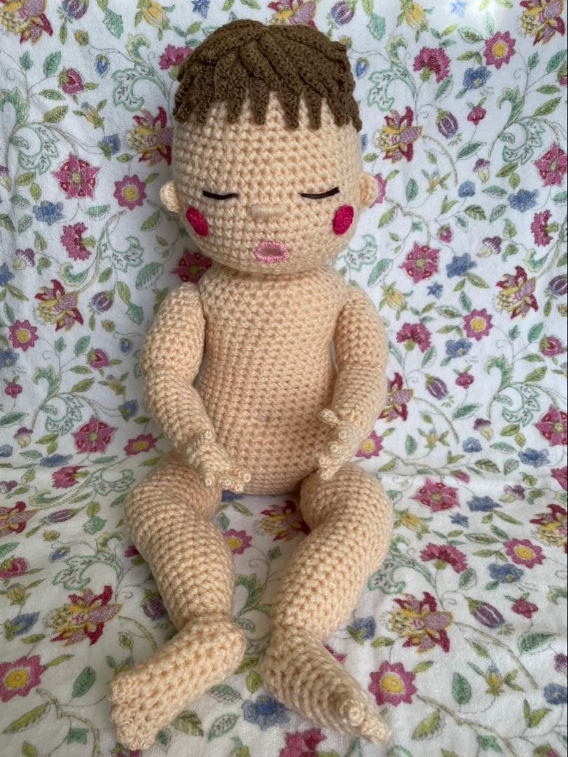 [さくら]あみぐるみ　赤ちゃん 新生児　出産祝い