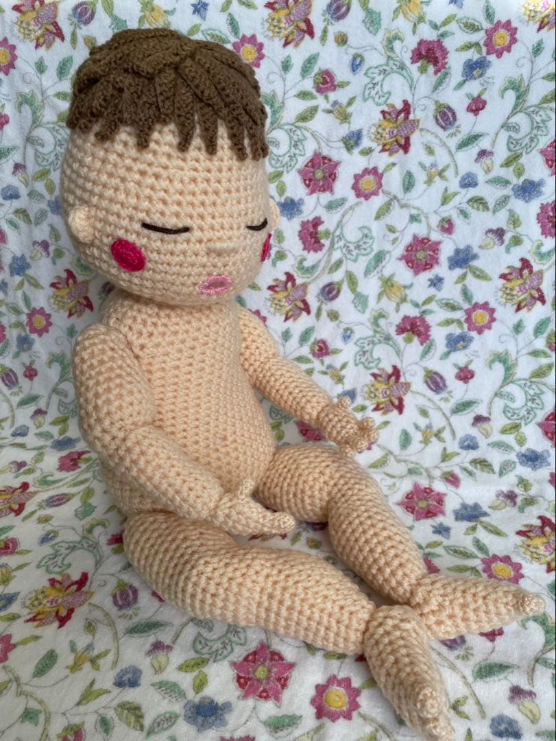 [さくら]あみぐるみ　赤ちゃん 新生児　出産祝い