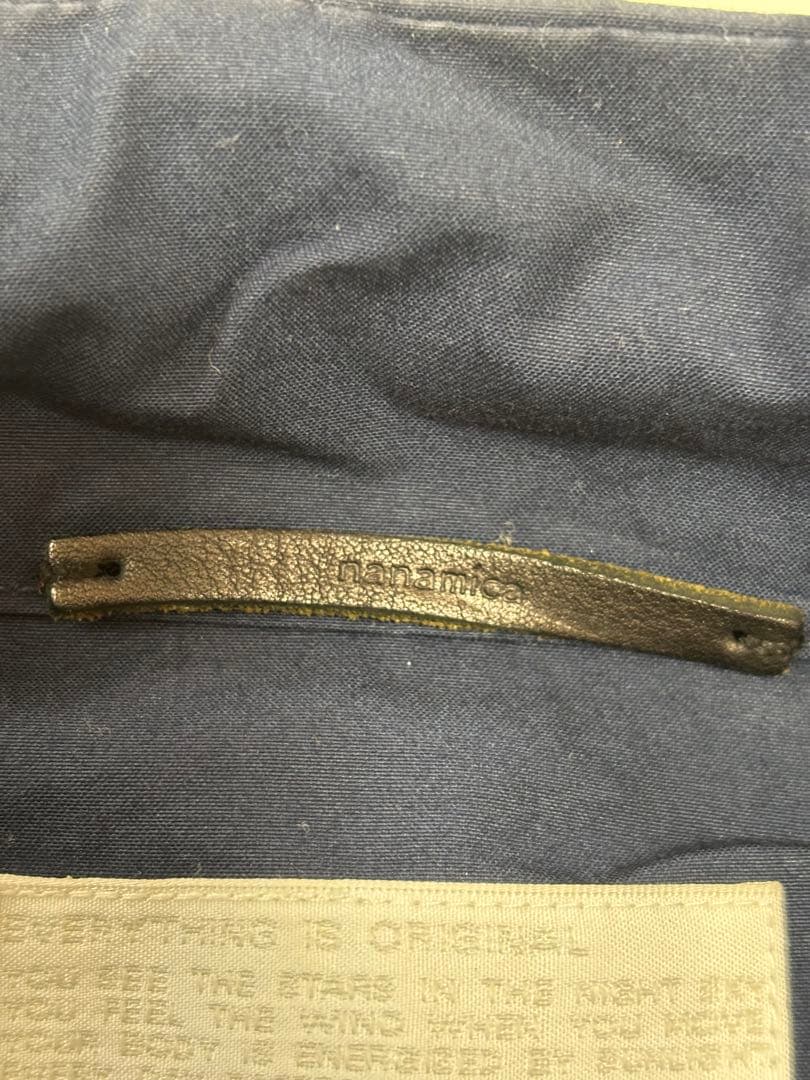 狢*様 nanamica ナナミカ モッズコート コットン ネイビー フード着脱