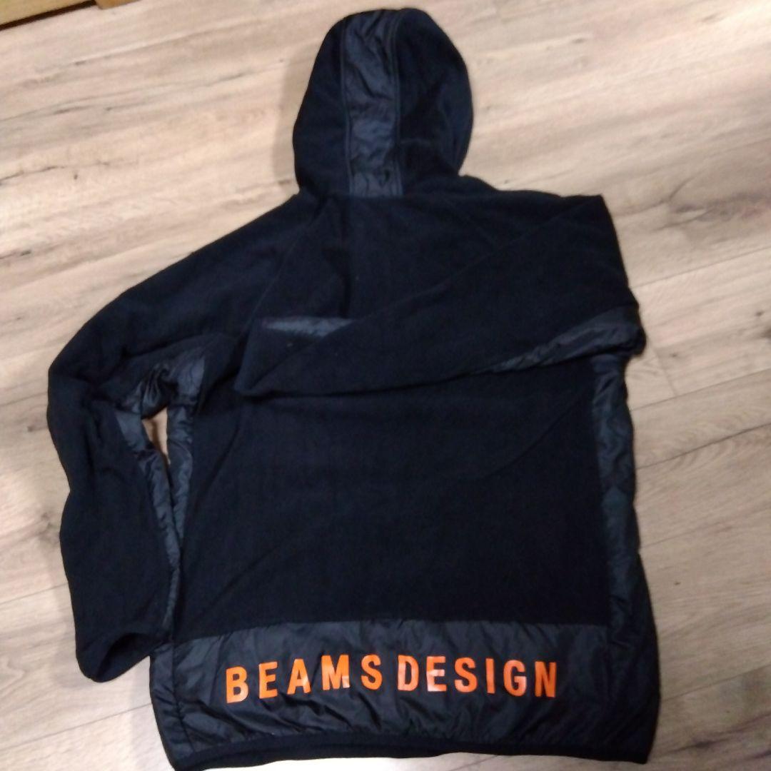BEAMS DESIGN フード付きジャケット 黒